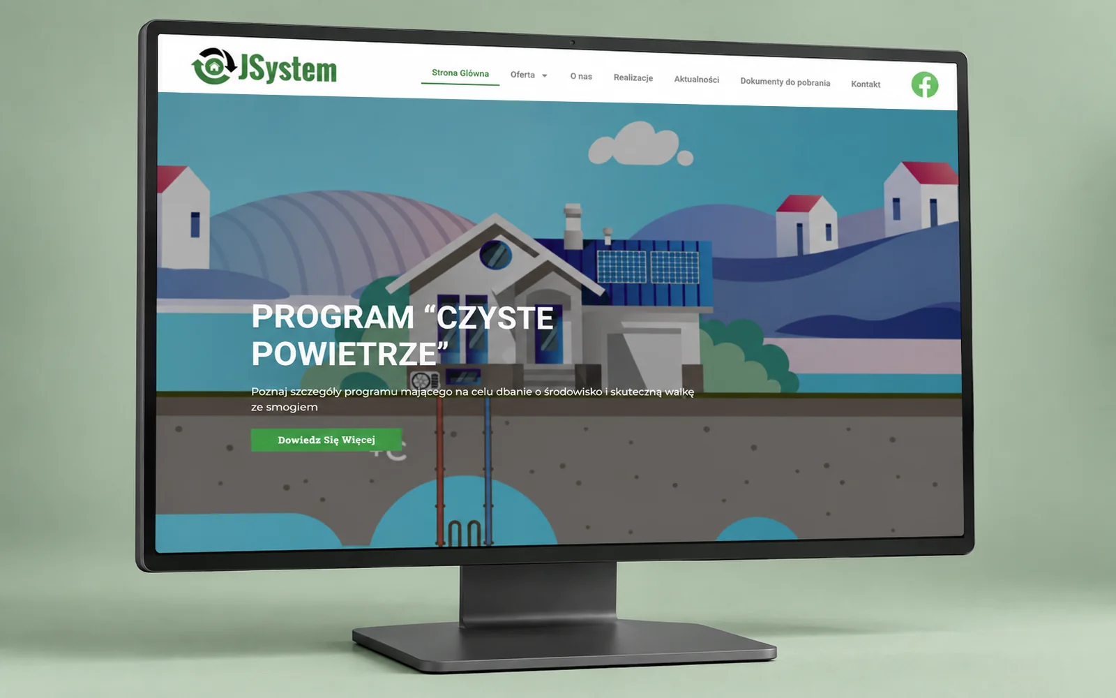 Prezentacja strony internetowej JSystem