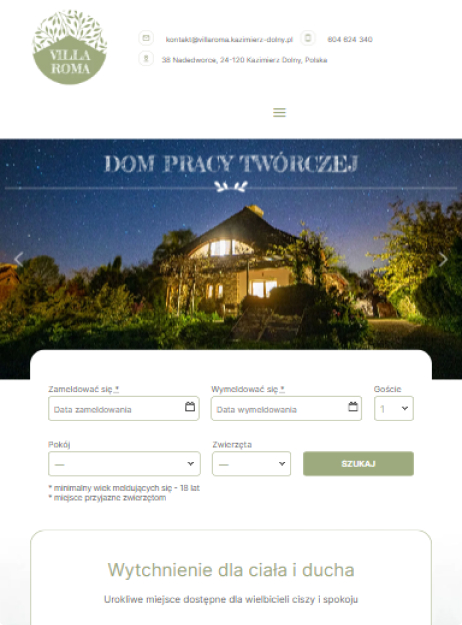 villaroma realizacje testin