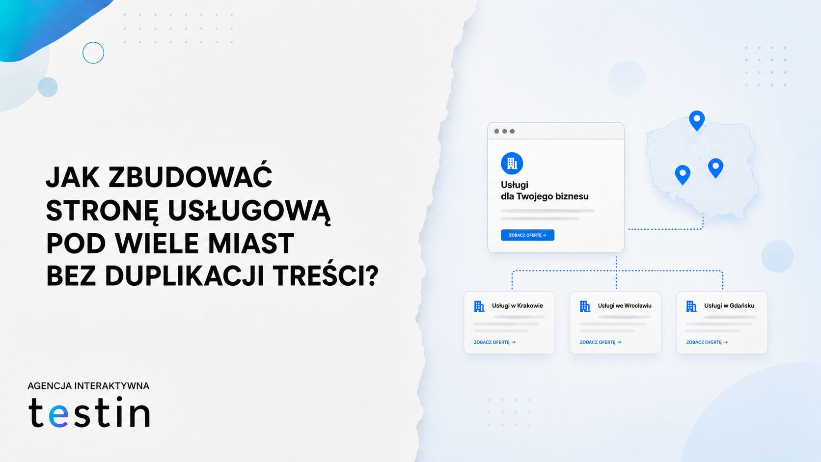 Jak zbudować stronę usługową pod&nbsp;wiele miast bez&nbsp;duplikacji treści?