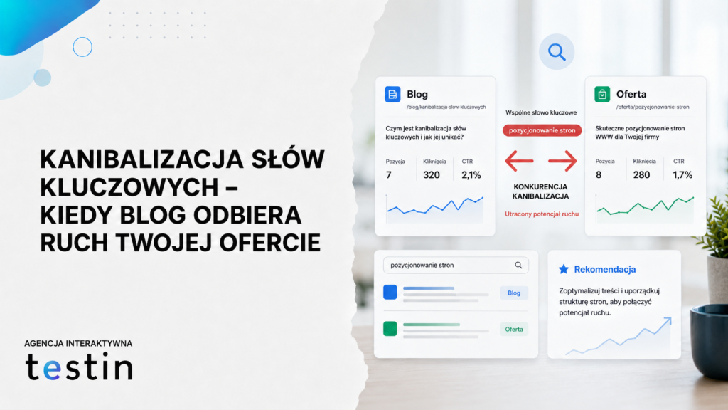 Kanibalizacja słów kluczowych – kiedy blog odbiera ruch Twojej ofercie