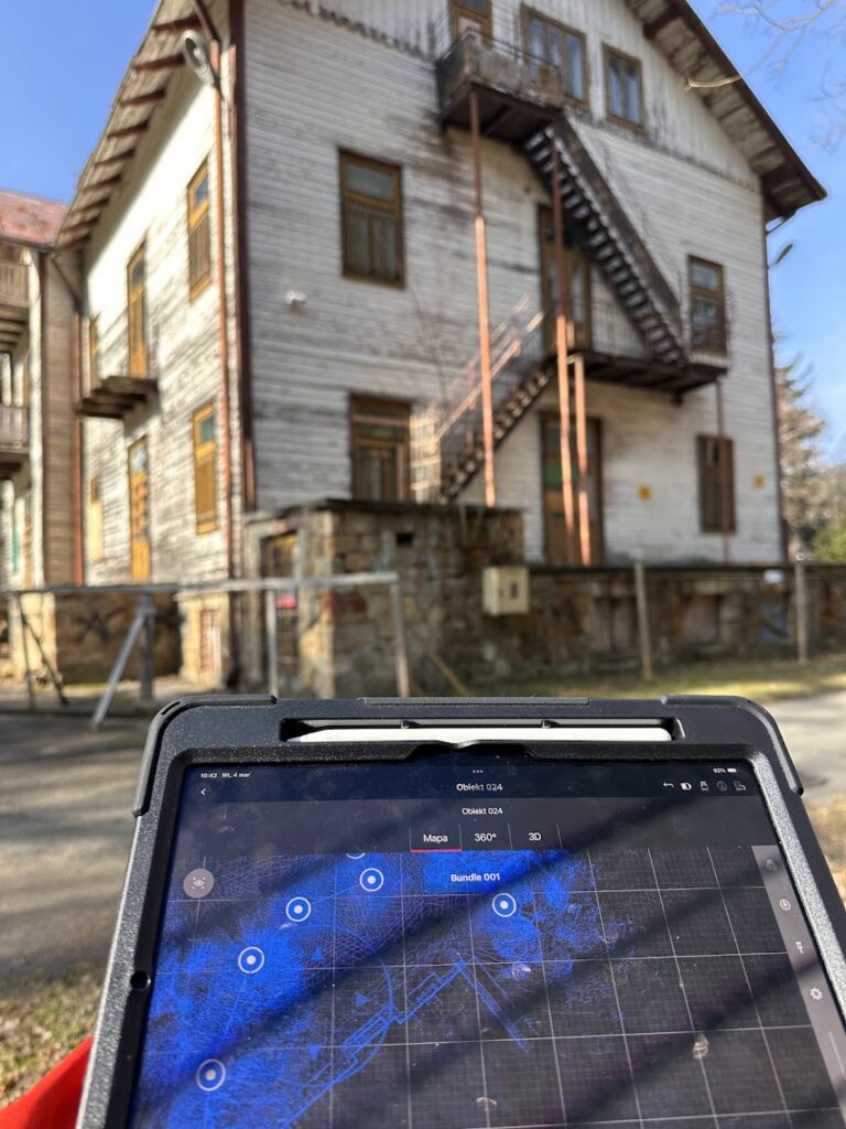 Skanowanie budynku 3D prezentowane w serwisie JSystem