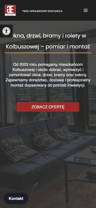 Strona główna Grupy EXPERT Kolbuszowa na telefonie