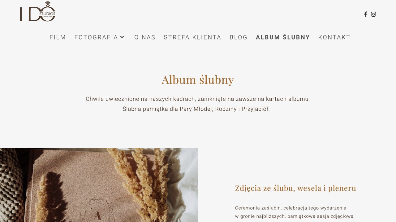 Prezentacja albumów ślubnych