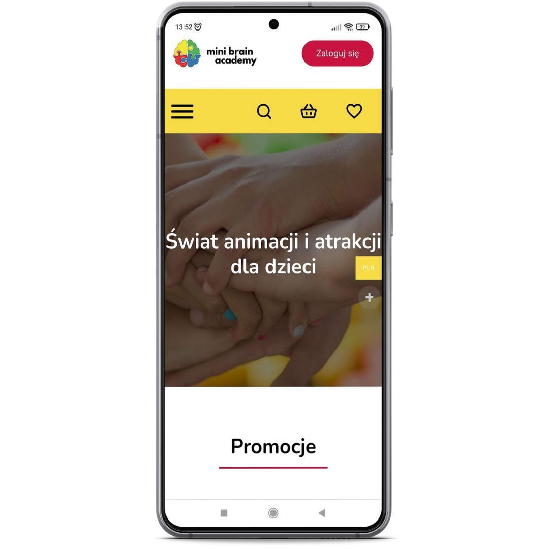 Mini Brain Academy: Oryginalny widok mobilny
