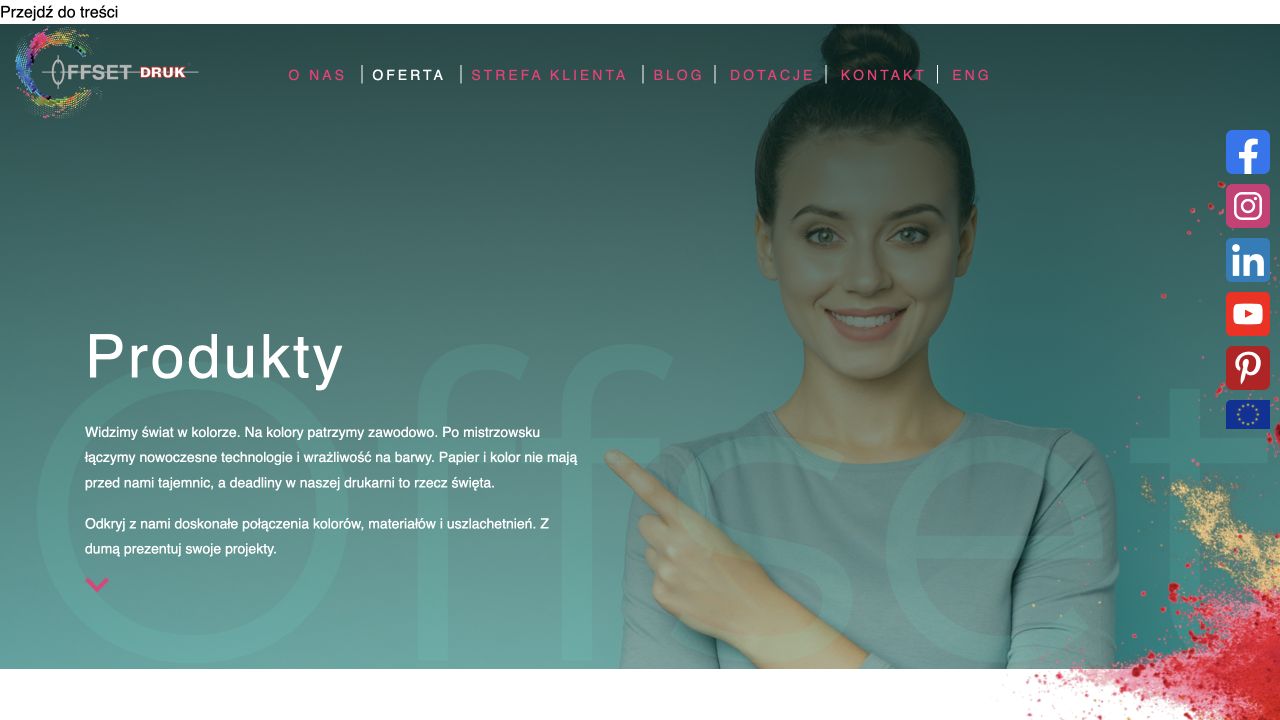 Prezentacja oferty drukarni Offset Druk
