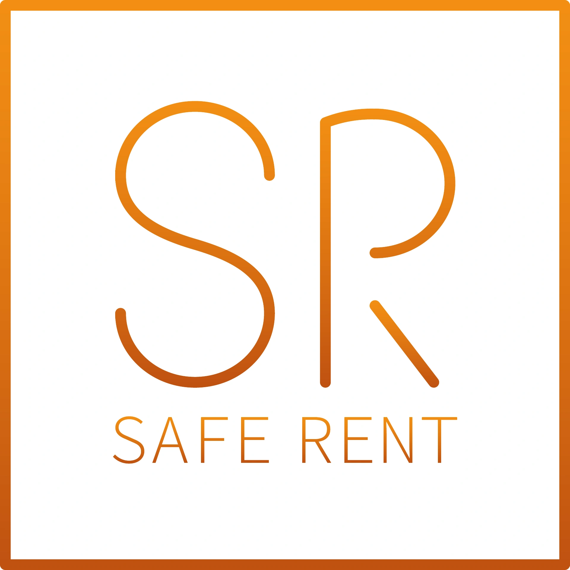 Safe Rent — Oryginalny finalny logotyp Safe Rent