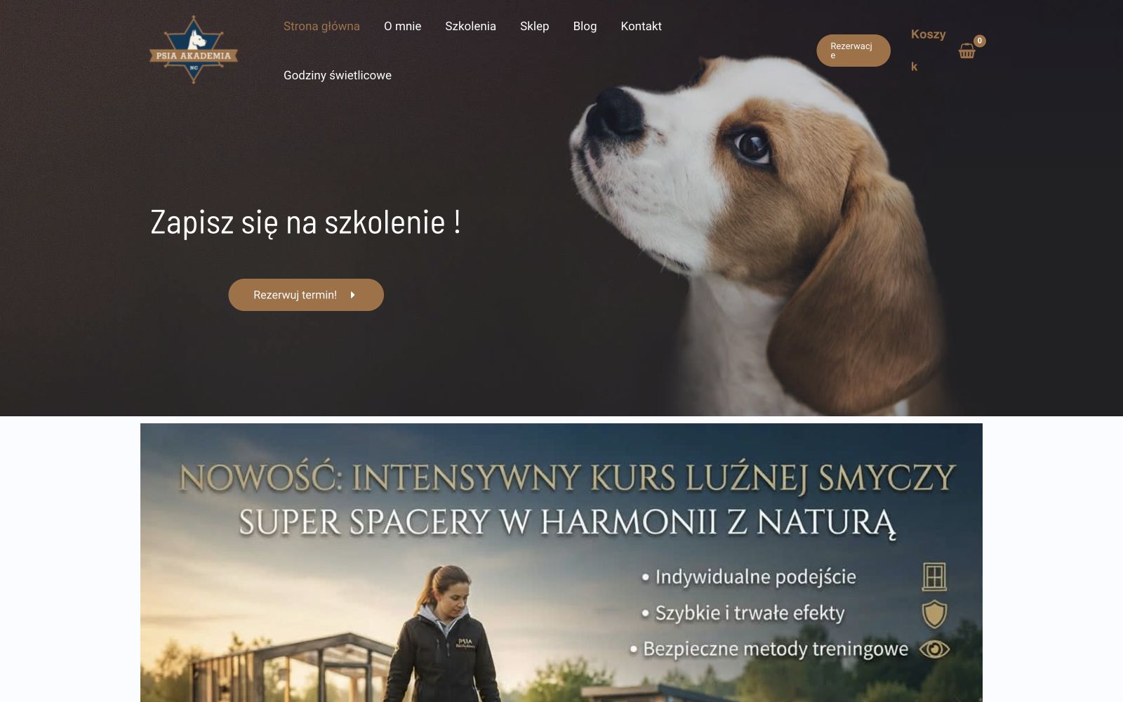 Psia Akademia NC — widok realizacji