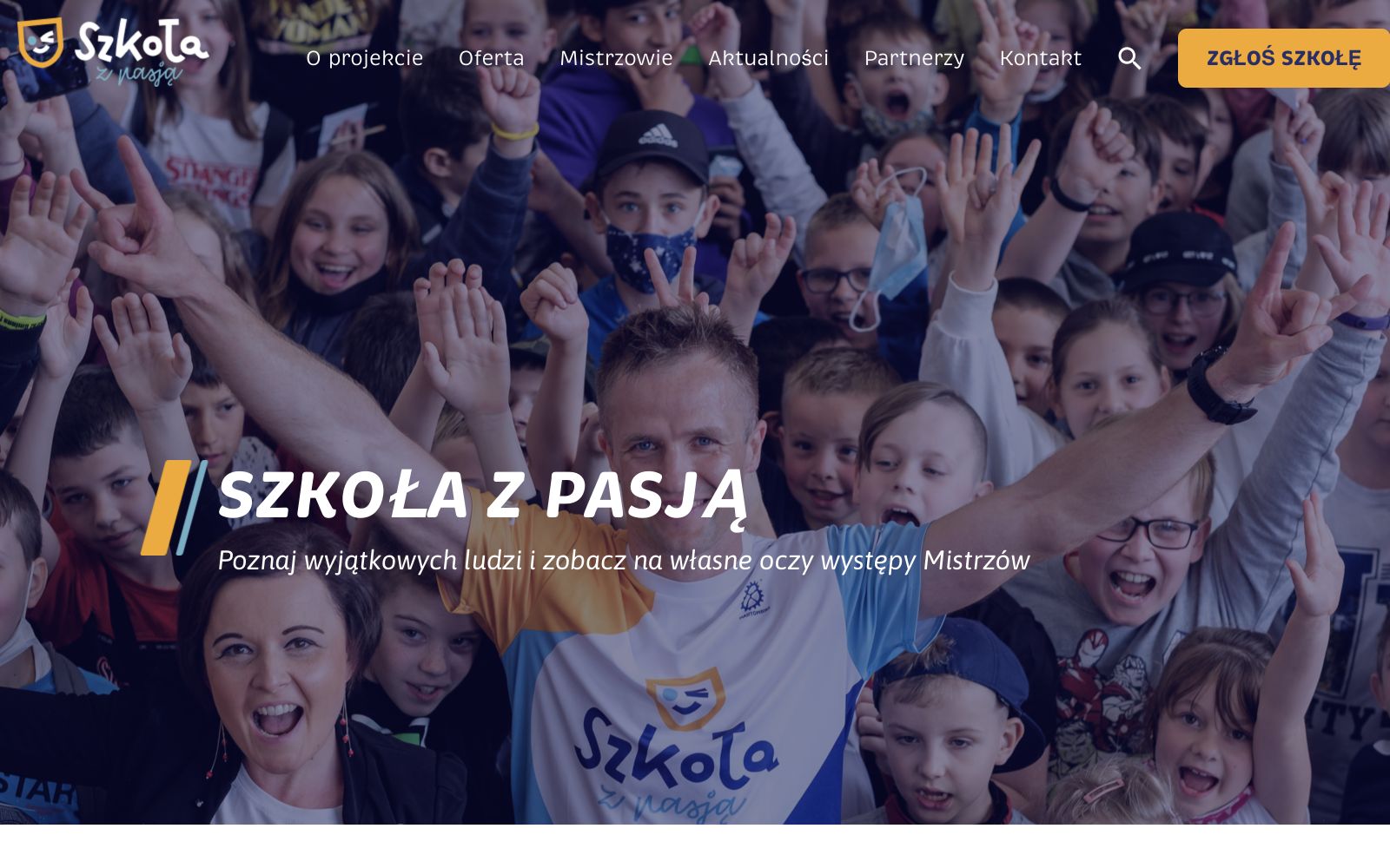 Szkoła z Pasją — widok realizacji