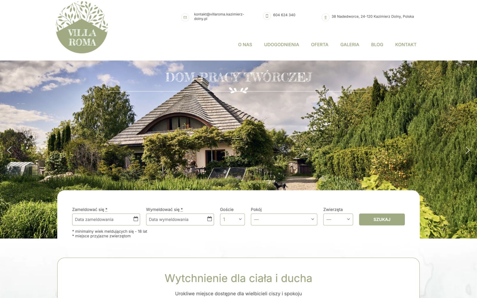 Villa Roma — widok realizacji
